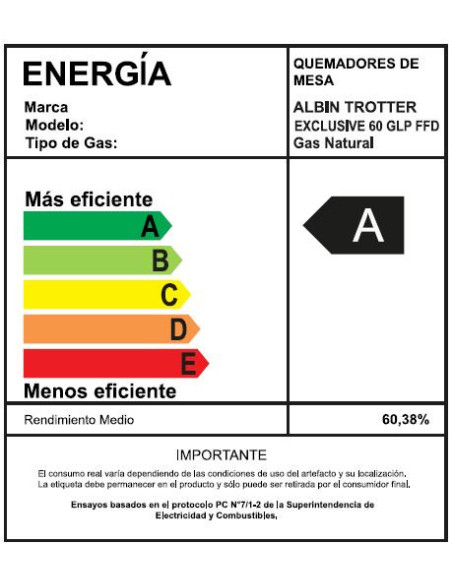 ENCIMERA AT EXCLUSIVE 60 FFD
