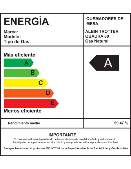 ENCIMERA AT QUADRA 60