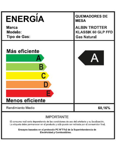 ENCIMERA AT KLASSIK 60 FFD