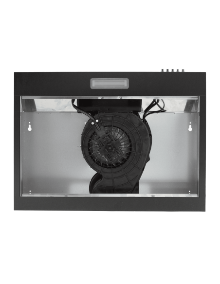 CAMPANA AT-MD ESSENTIAL 601 N21 NEGRA (INCLUYE FILTRO DE PANIO DE CARBON)