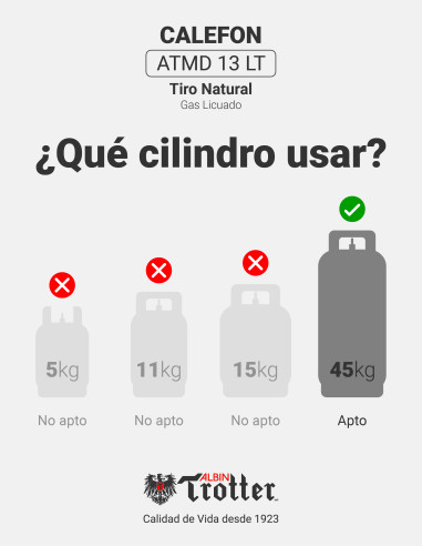 CALEFON ATMD 13 LT TIRO NATURAL