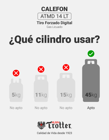 CALEFON ATMD 14 LT TIRO FORZADO DIGITAL