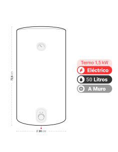 TERMO AT-WB 50 LT 1,5KW 2