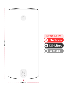 TERMO AT-WB 120 LT 1,5KW 2