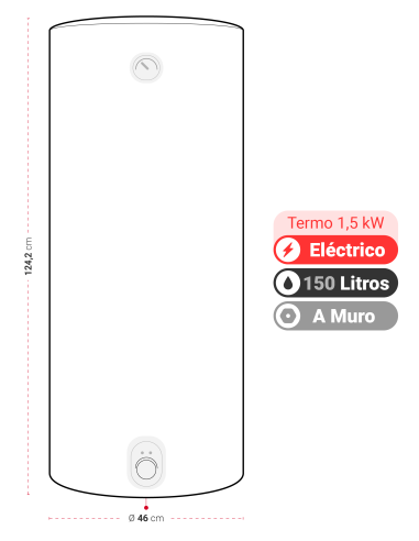 TERMO AT-WB 150 LT 1,5KW