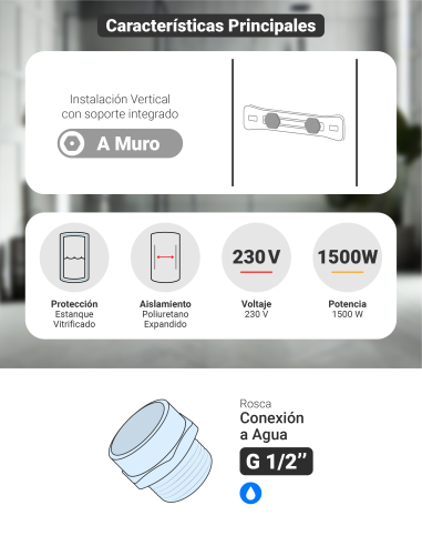 TERMO AT-WB 80 LT 1,5KW